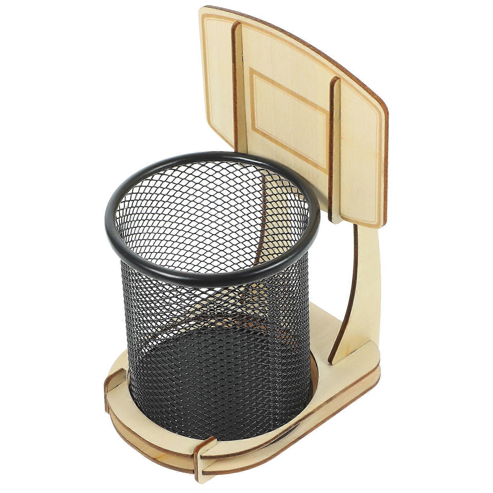Decorative Design Basketball Stand Pen Holder For Home Use And Office Use Multi Color 3Pcs