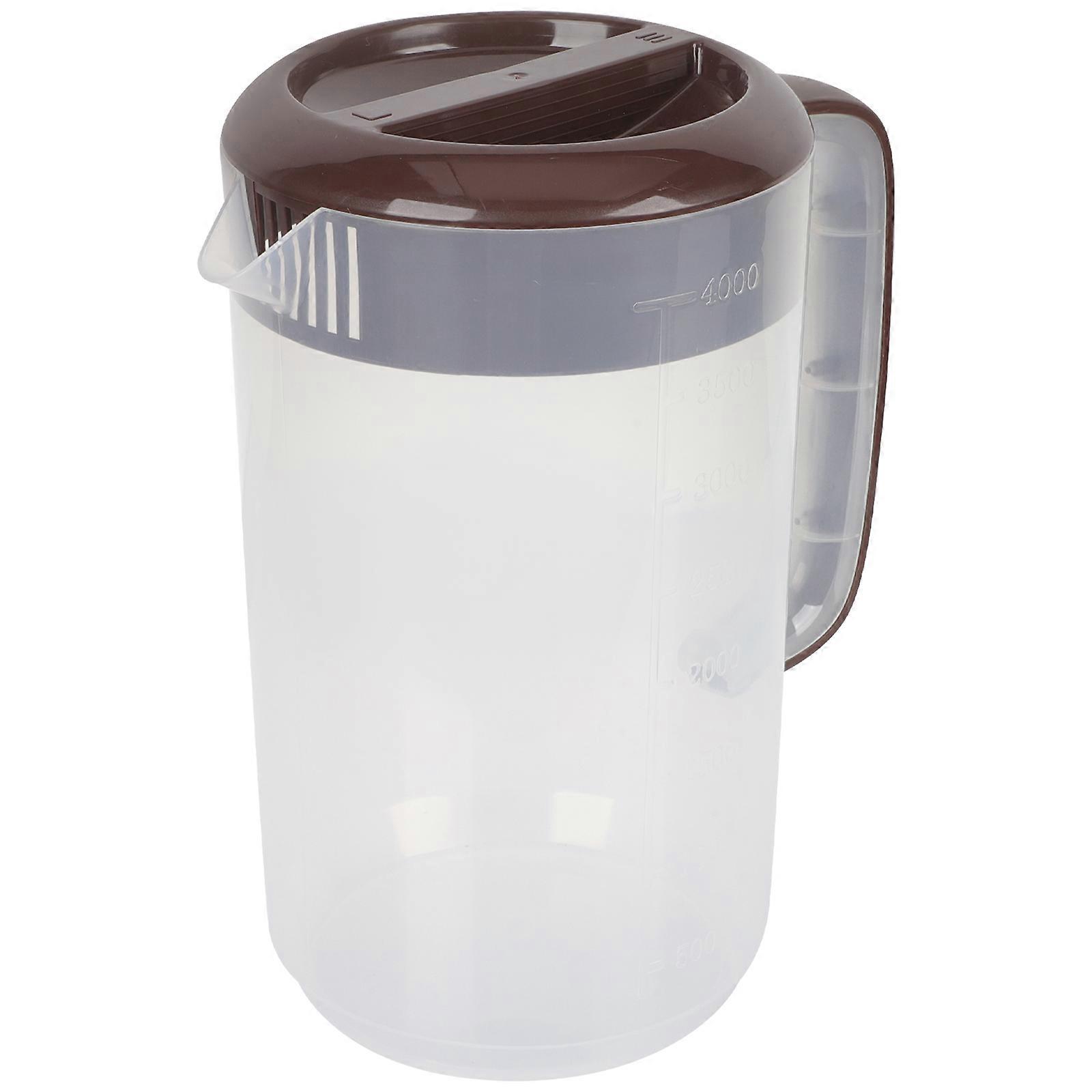 Refrigerator Cold Kettle Practical Beverage Dispenser For Family Daily Use 4L Jug Shape 1Set