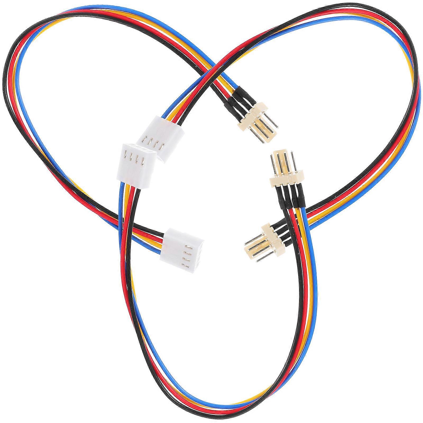 4-Pin Cable Splitter Extension Cable Pc Case Fan Connector 9Pcs