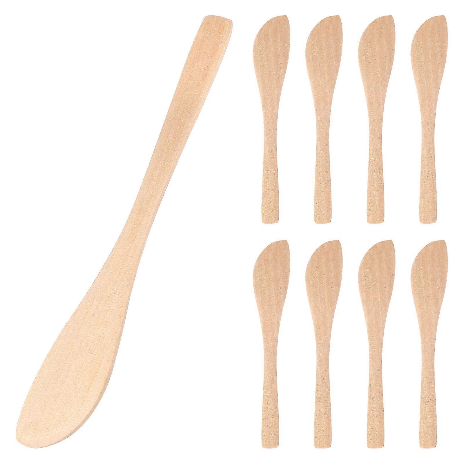 Dumpling Filling Spoon 60 Pcs Wooden Spreaders Wonton Stuffing Kitchen Tools Cooking Baking Ideal For Bakers With Versatile Functionality