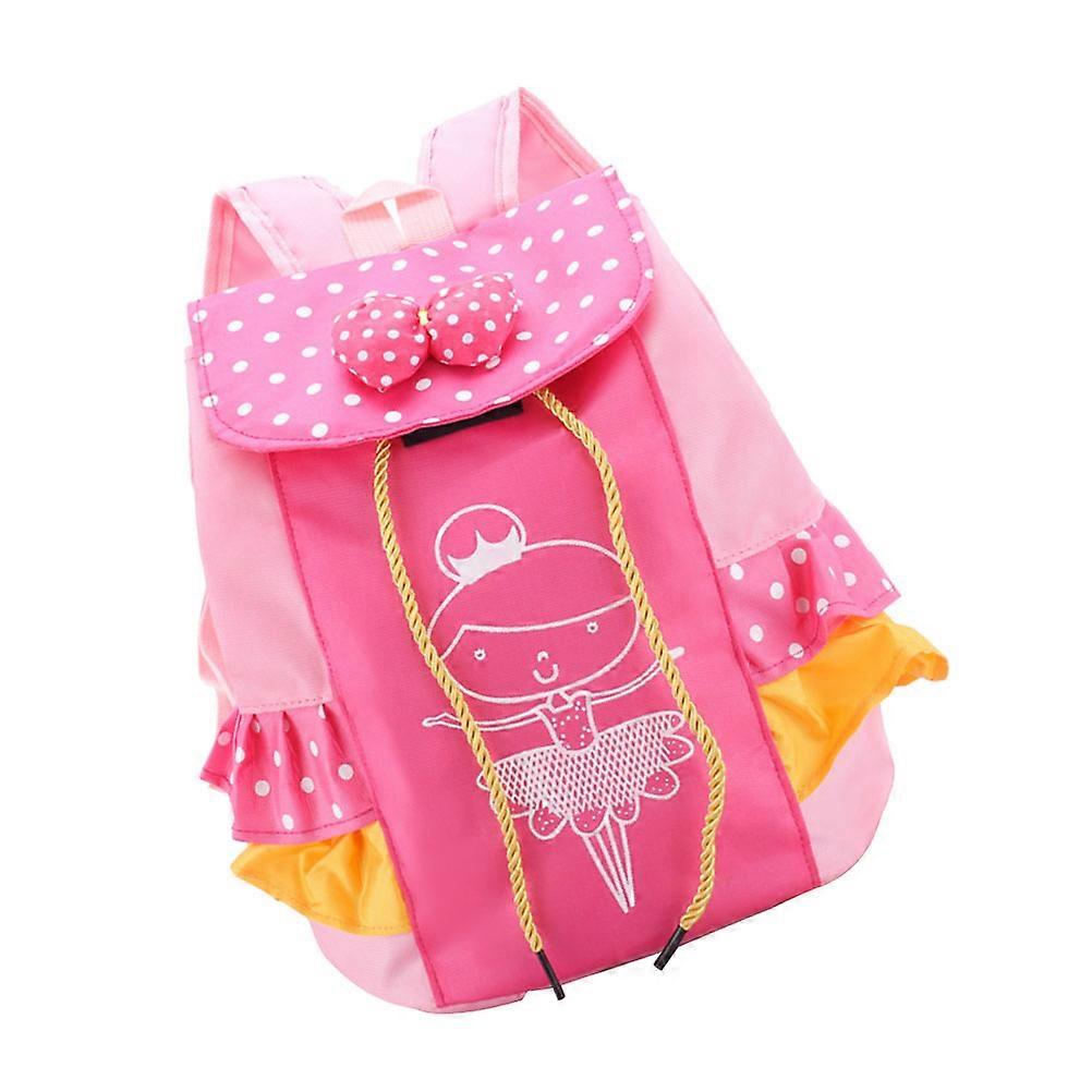 Rosy Ballet Dance Backpack for Kids with Storage Function and Large Space