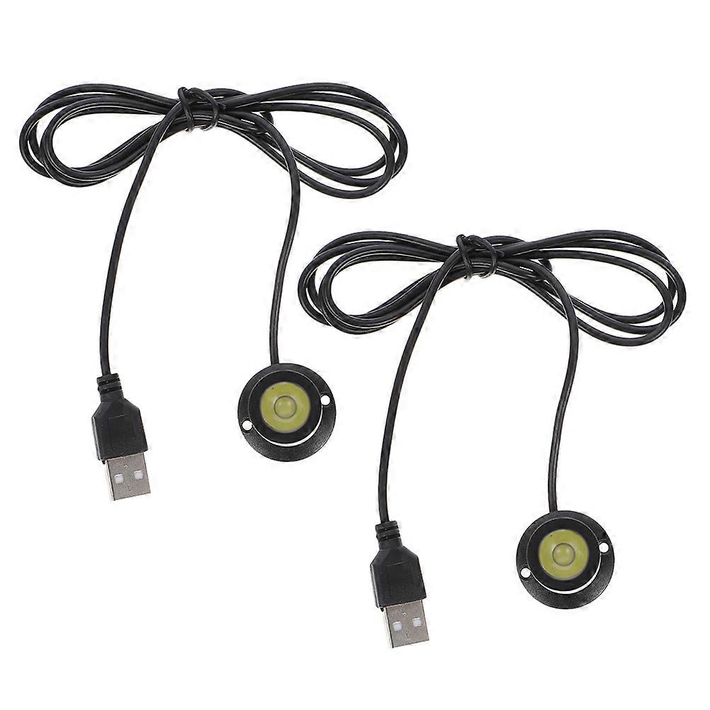 USB LED Mini Spotlight for Cabinet Indoor Lighting 4Pcs