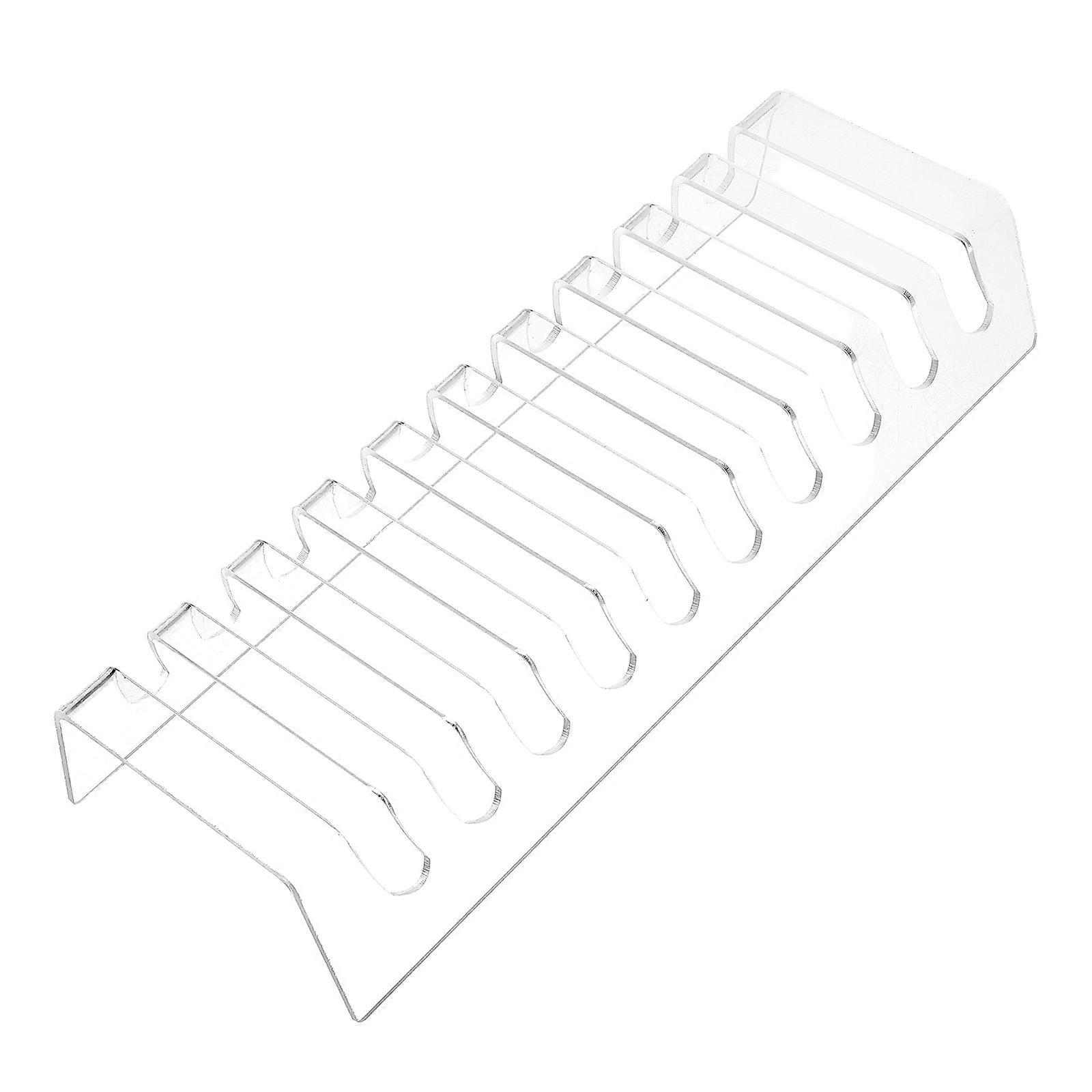 4Pcs Clear Acrylic Multi Device Holder for Phone and Tablet Organization