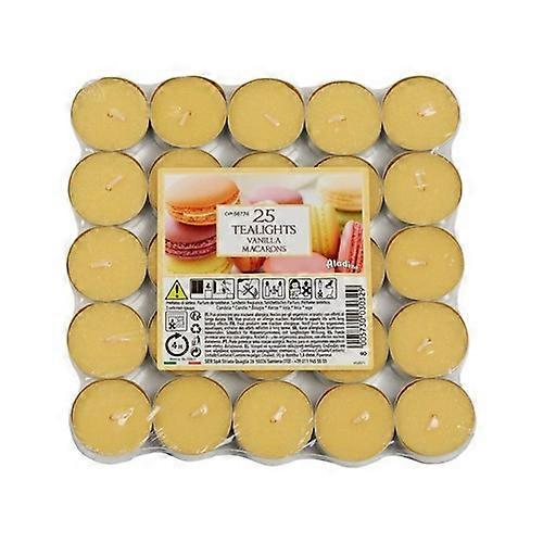 Aladino Vanilla Macaroon Tea Lights (Pack of 25)