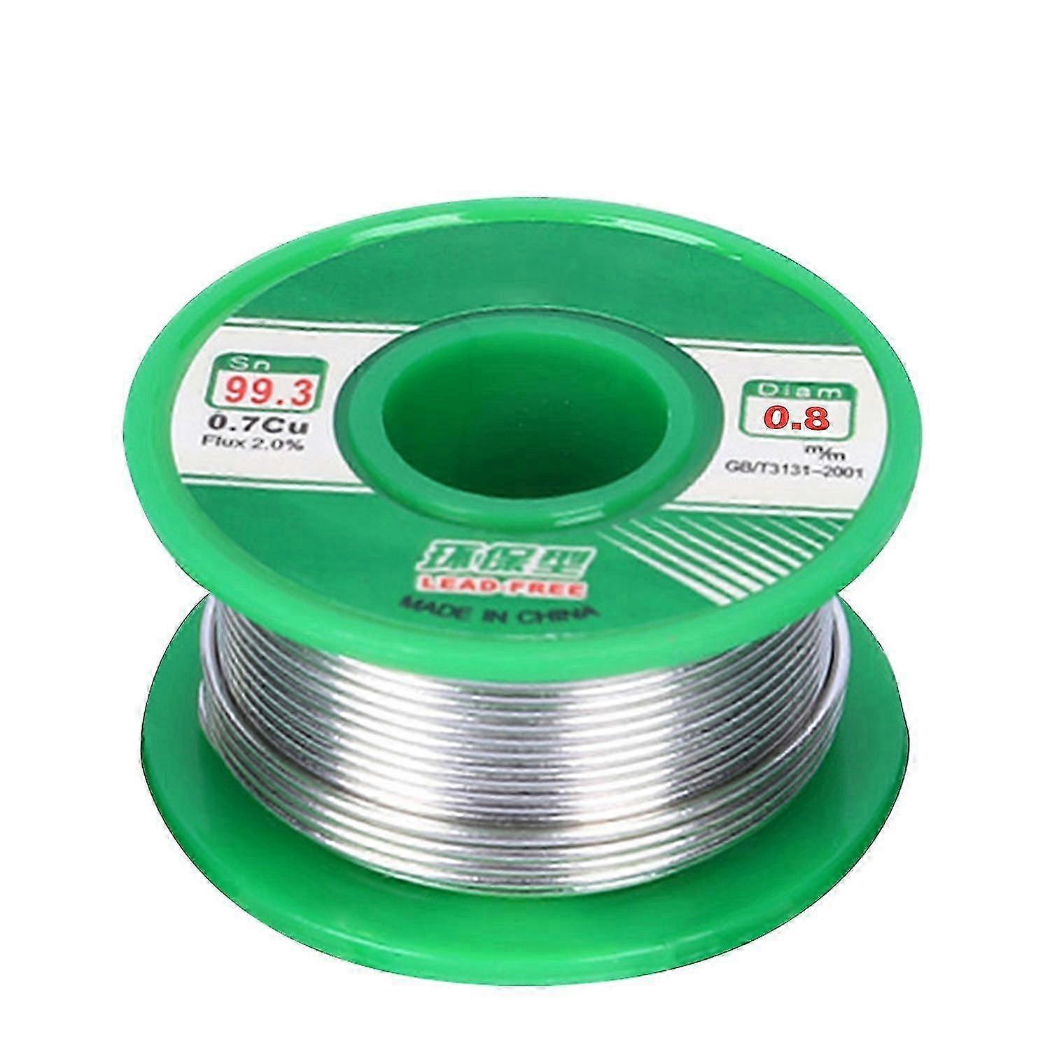 Fil d'étain à souder sans plomb SN99.3CU0.7, 50 g, 0,5-2 mm, point de fusion bas, aucun nettoyage nécessaire, Wi 2025