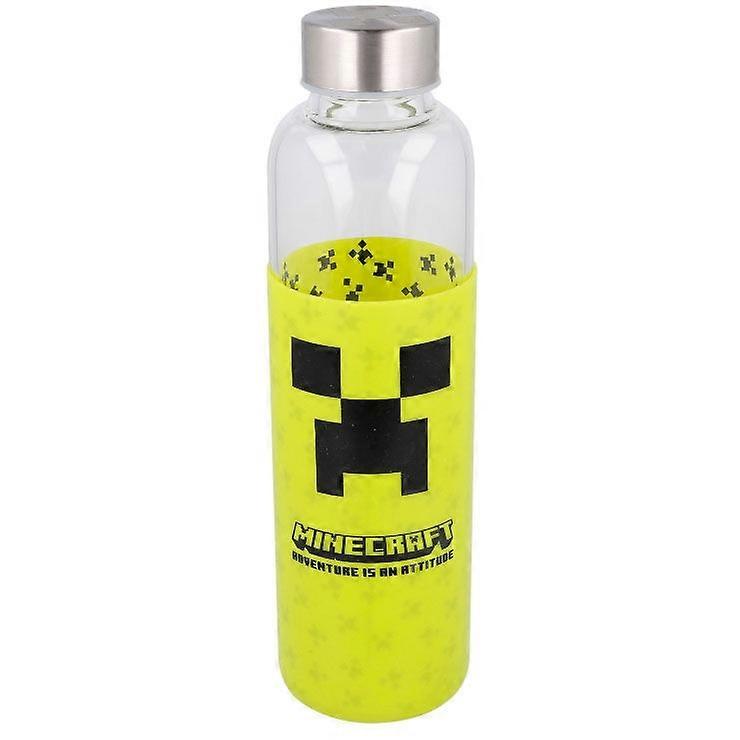 Minecraft silikonskyddsglasflaska, 585 ml kapacitet