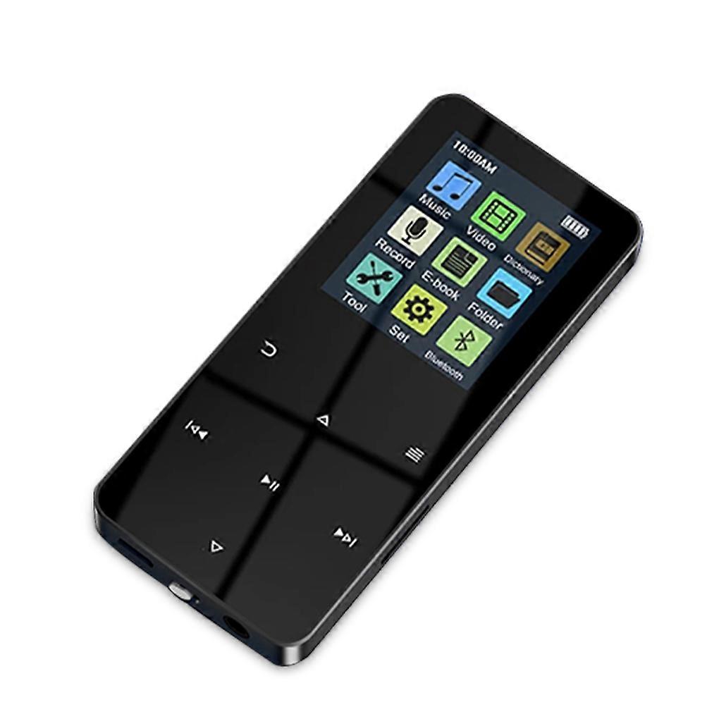 MP4 Player with Built-in Speaker Bluetooth-compatible Music Players Black 16G
