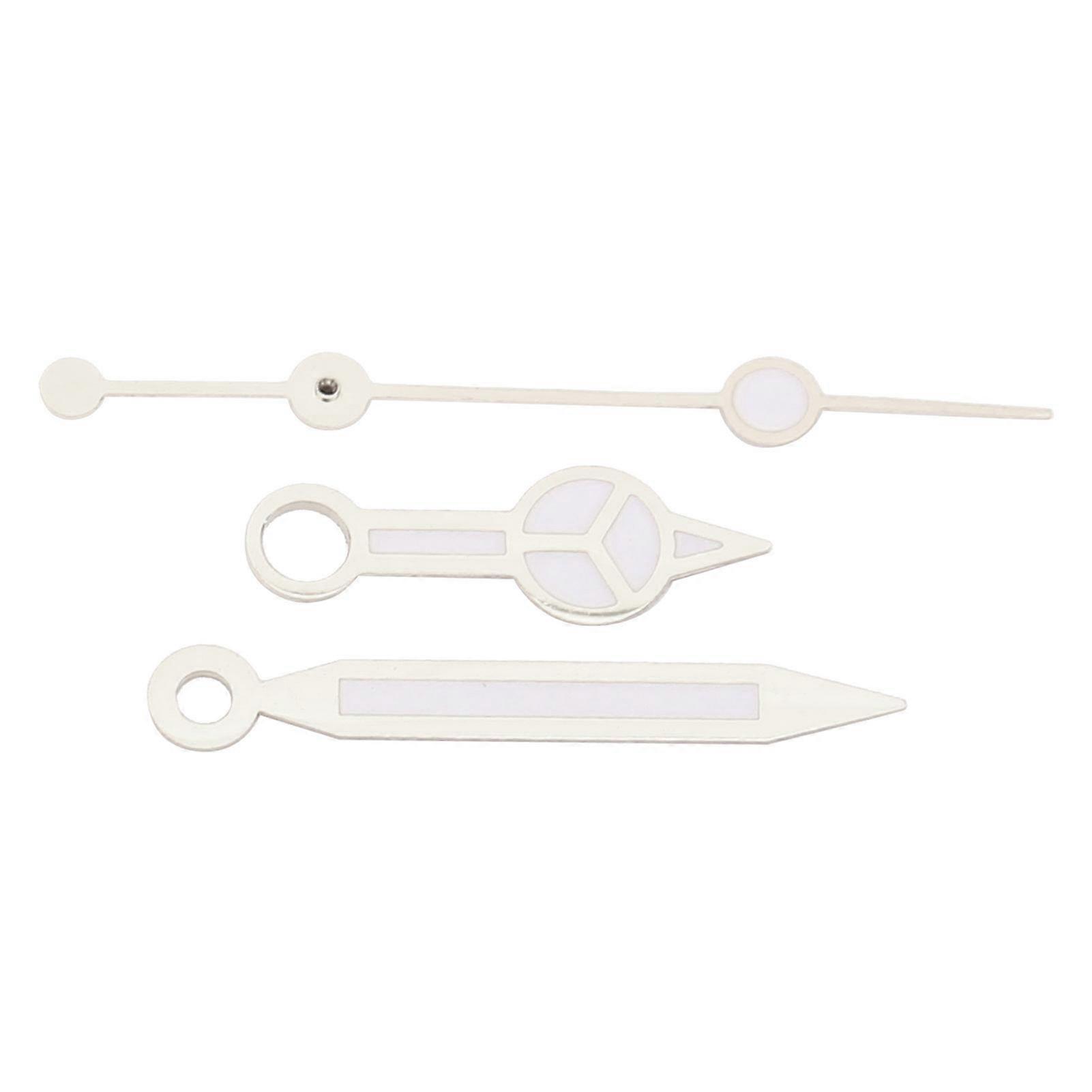 Luminous Silver Watch Hands Set for 8200 Movement Hour Minute Second