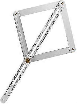 Aluminum Alloy Miter Angle Measuring Ruler, Angle Goniometer, Woodworking Multi-angle Measuring Tool