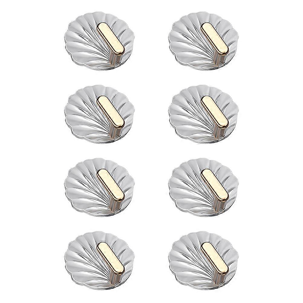 Wall Storage Hook Decorative Hook for Hanging Towels 32Pcs Transparent Shell Design