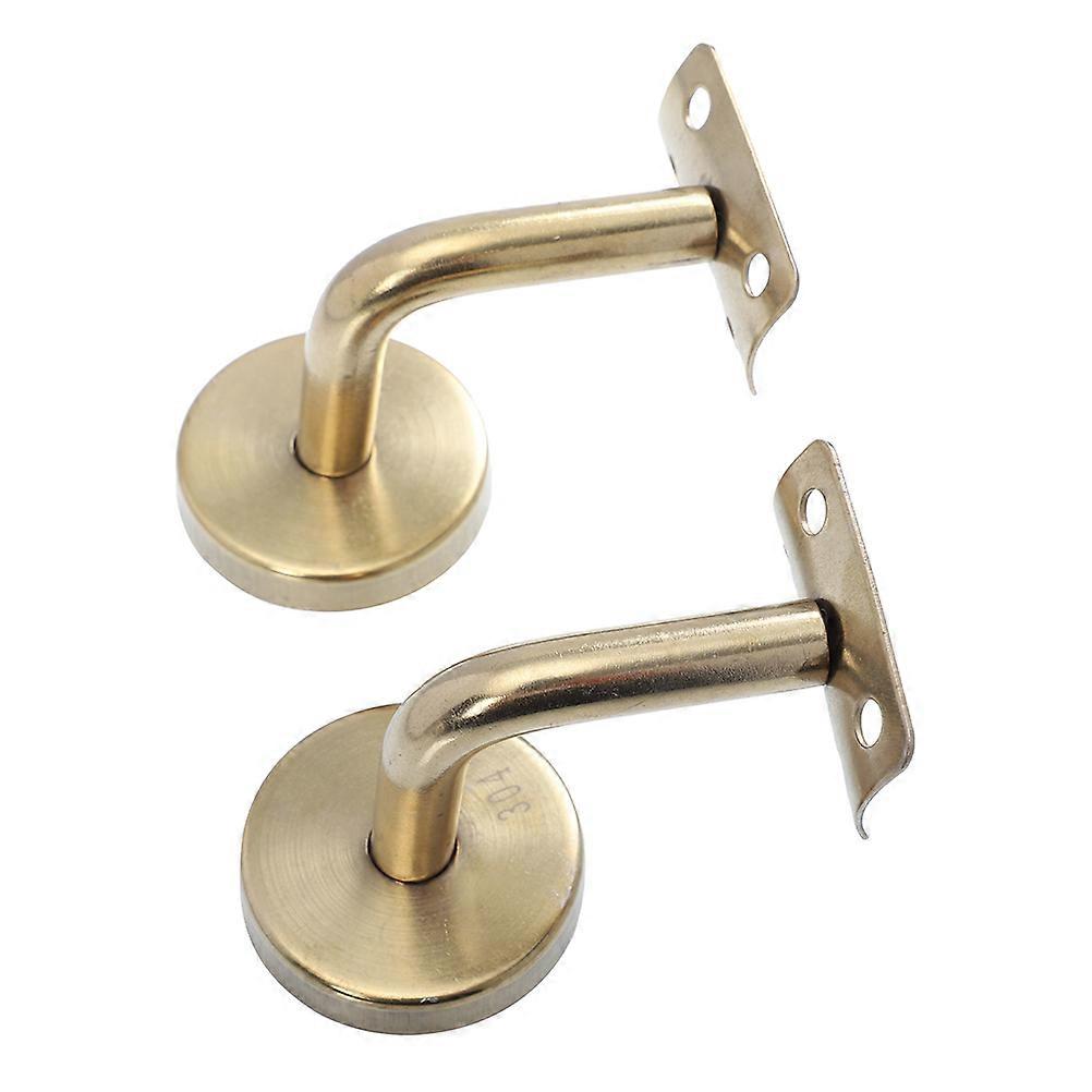 Stainless Steel Handrail Brackets 6 Pcs Mounting Railings Strong Support Ideal For Stairs And Guardrails