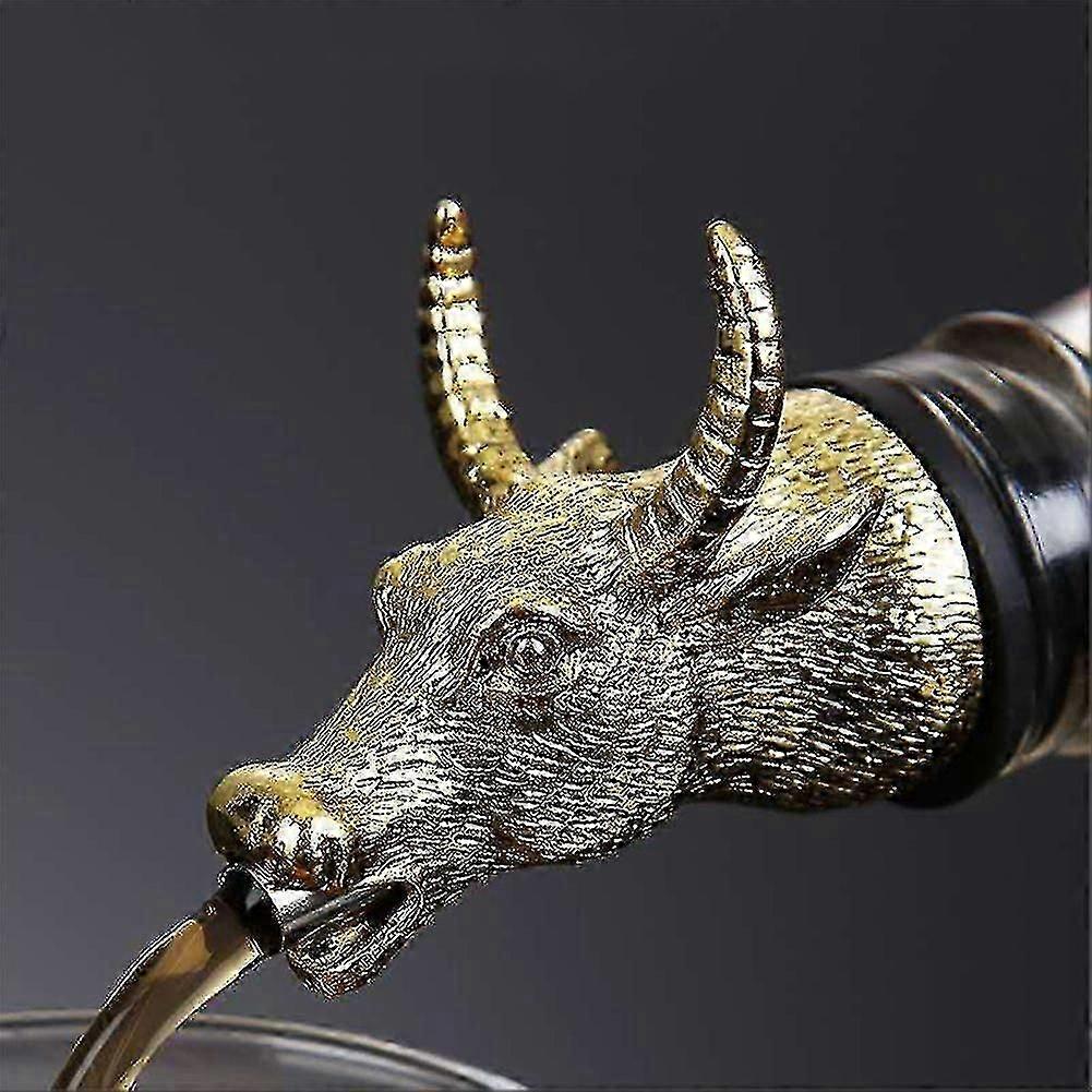 1stk Jagermeister Pourer Zink Alloy Prop Drikkevarer Bar Tools Deer Elk