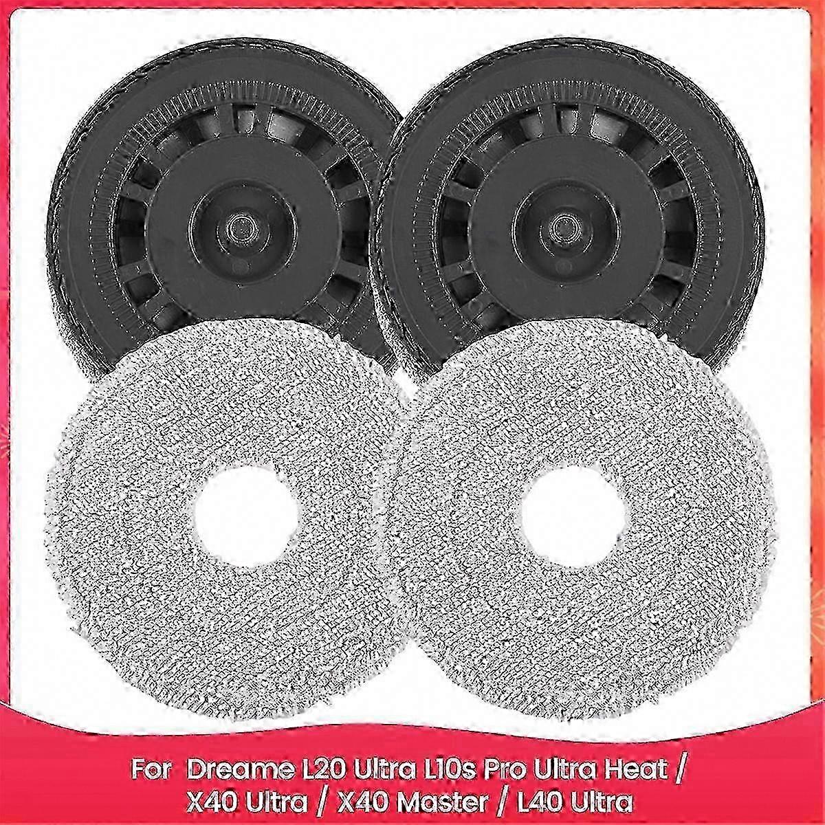 Dreame L20 Ultra & L10s Pro Mopping Plate Attachment with Cleaning Cloth Mount for Easy Setup