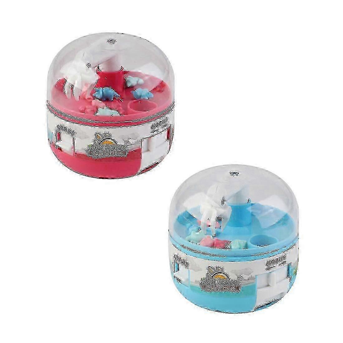 Dinosaur Theme Mini Claw Machine Interactive Parent-child House Developmental Children Toy Animal Grabbing Machines 2pcsd-