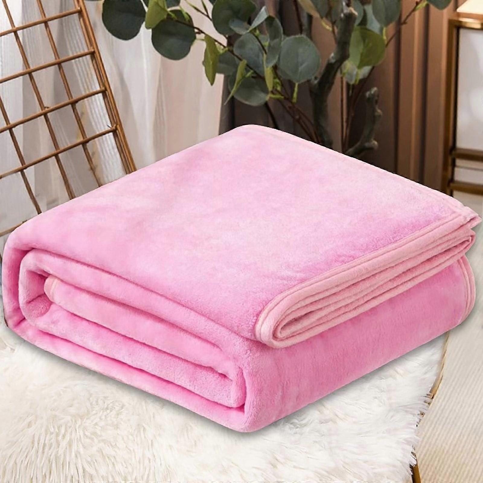 YMARPT Super Soft Warm Micro Plush Fleece Blanket, Lightweight Throw for Sofa, Couch, Bed - 70x100cm, Machine Washable