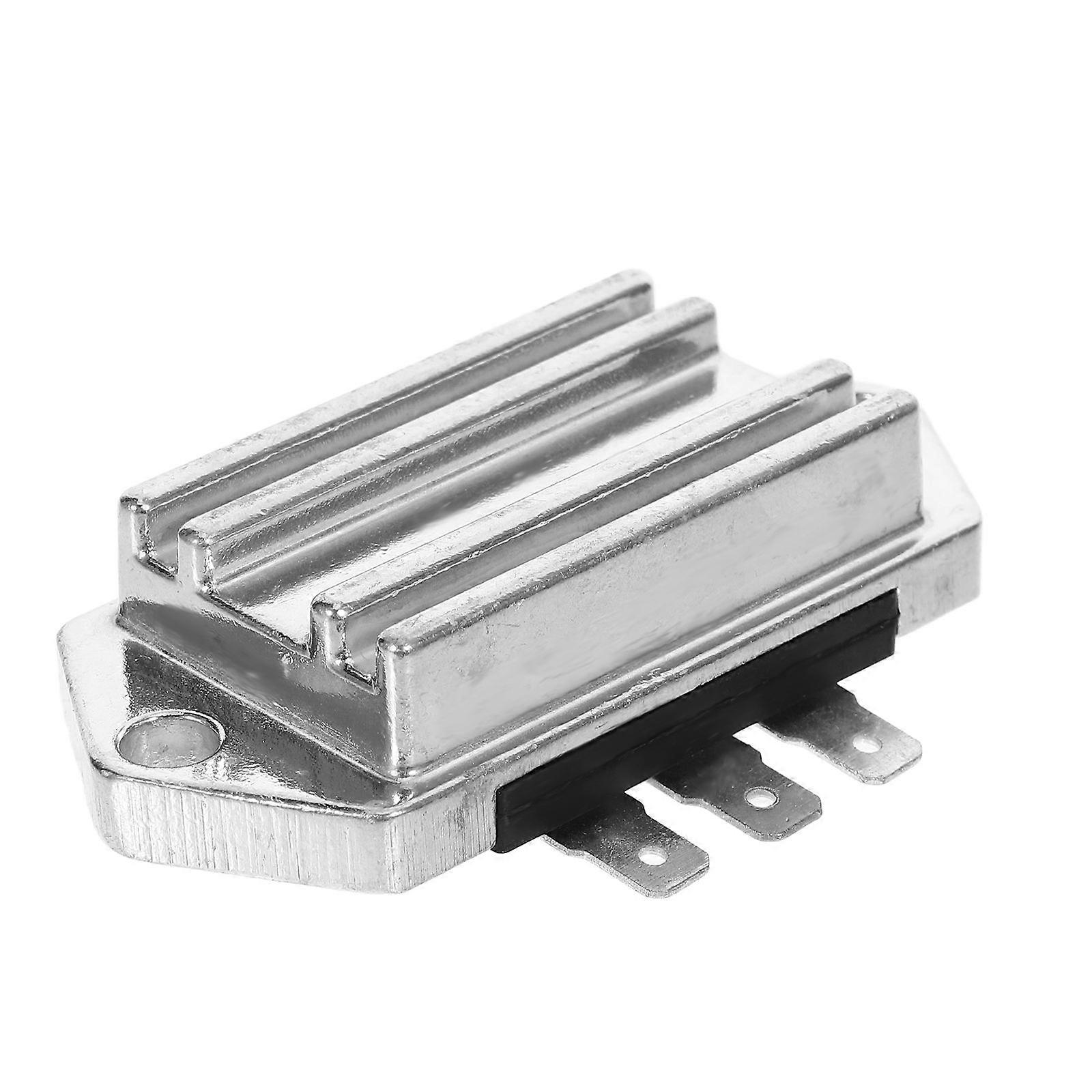 Silver Motorcycle Voltage Regulator Stabilizer with Rectifier Function