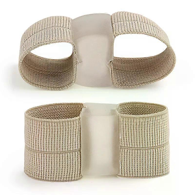 1/2Pc Two Toe Separator Hallux Valgcom Bunion Corrector Orthotics Feet Bone Thumb Adjcomter Correction Pedicure Feet Straightener