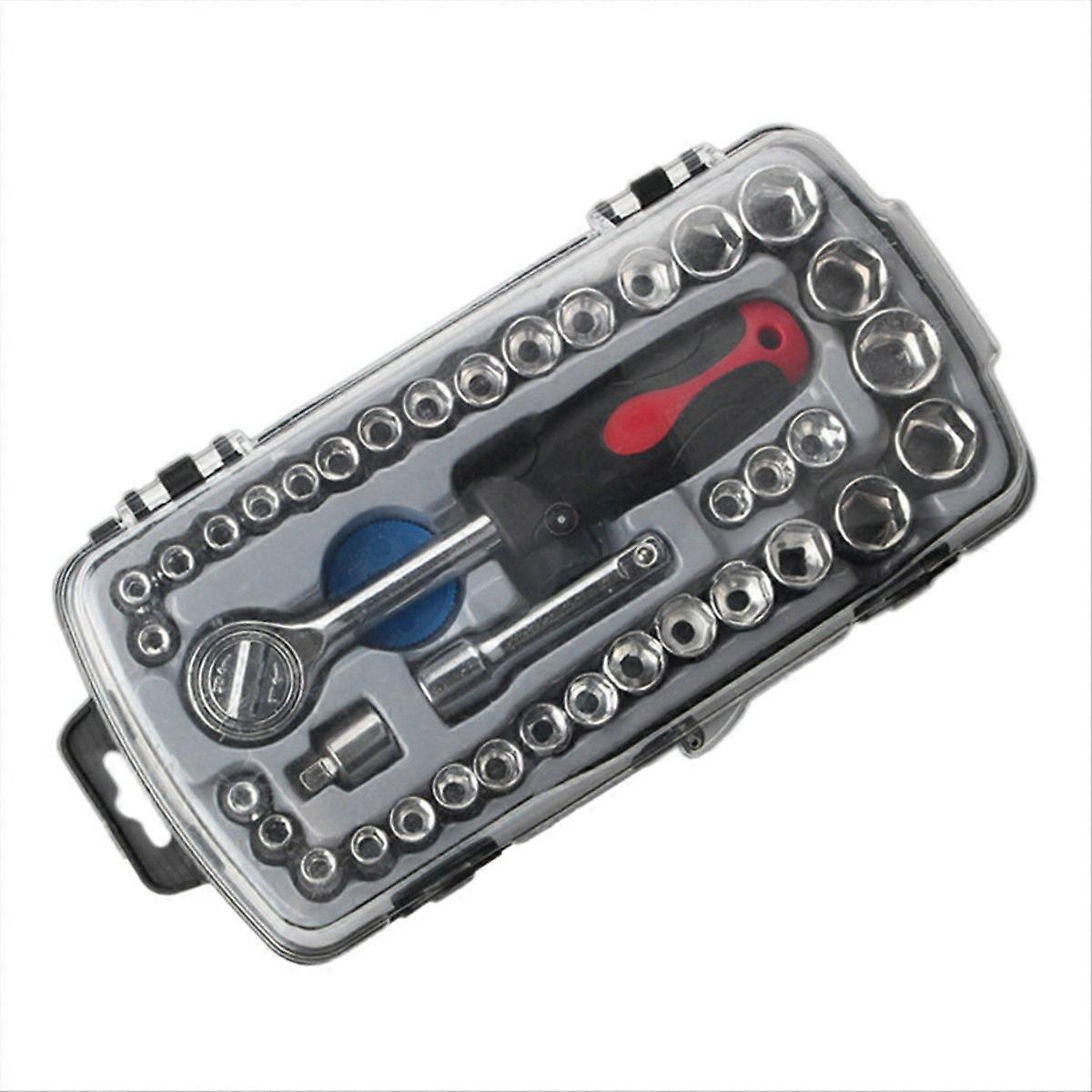 40-Piece Socket Combination Set Socket Wrench Set Auto Repair Tools