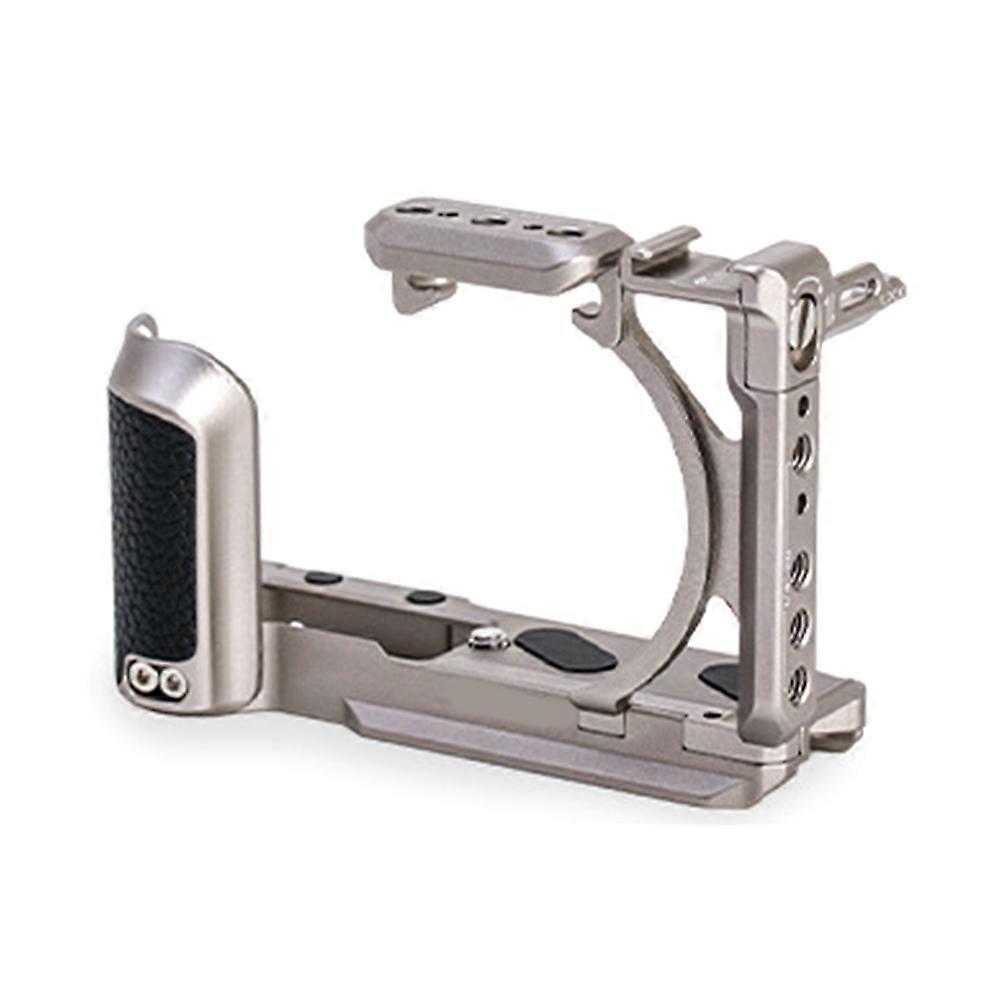Quick Release Camera Cage for Powershot V1 Ergonomic Handle Durable Quick-Release Plate Professional Filmmaking Gear B