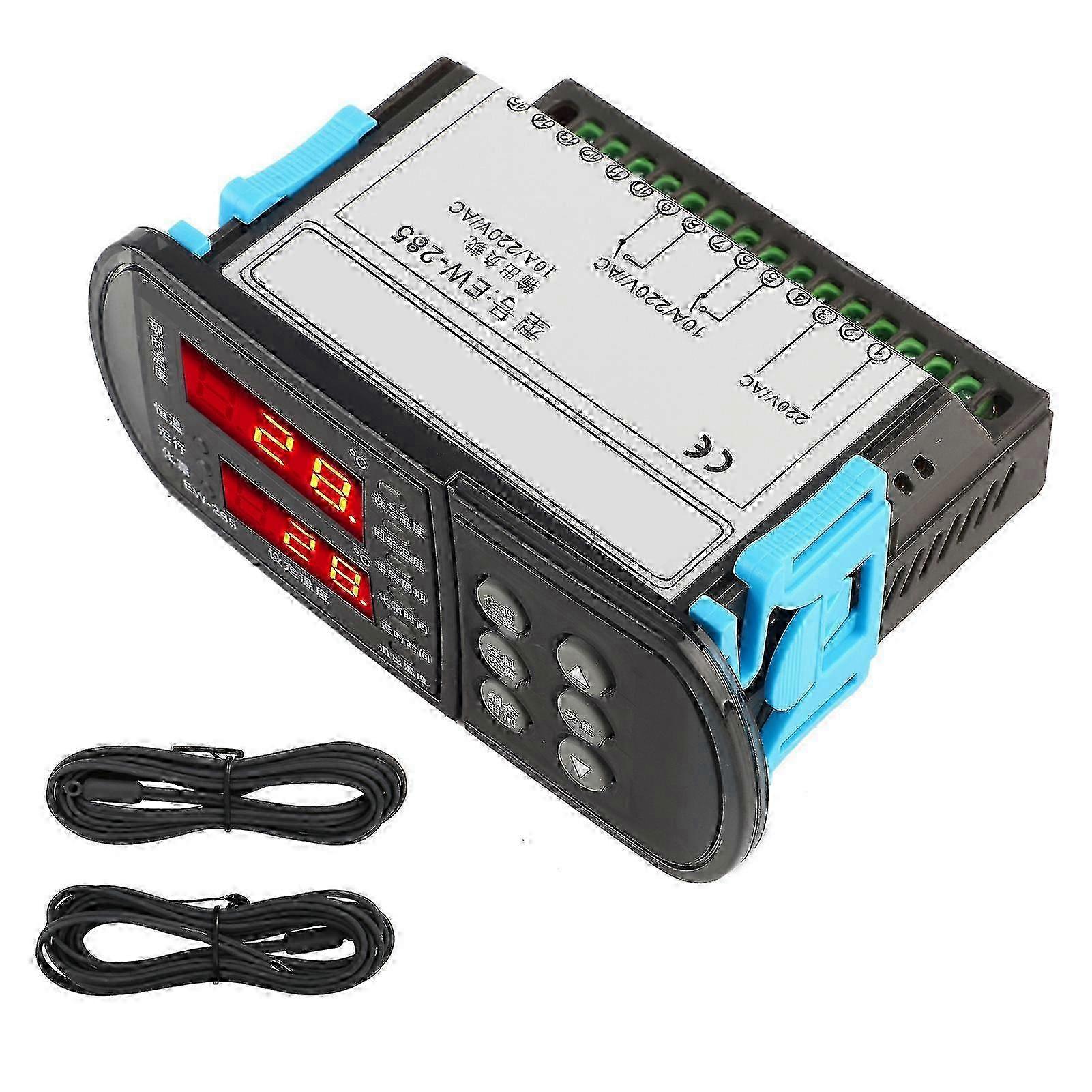 EW-285 AC220V Digital Temperature Controller Cooling Defrosting Thermostat for Cold Storage Freezers