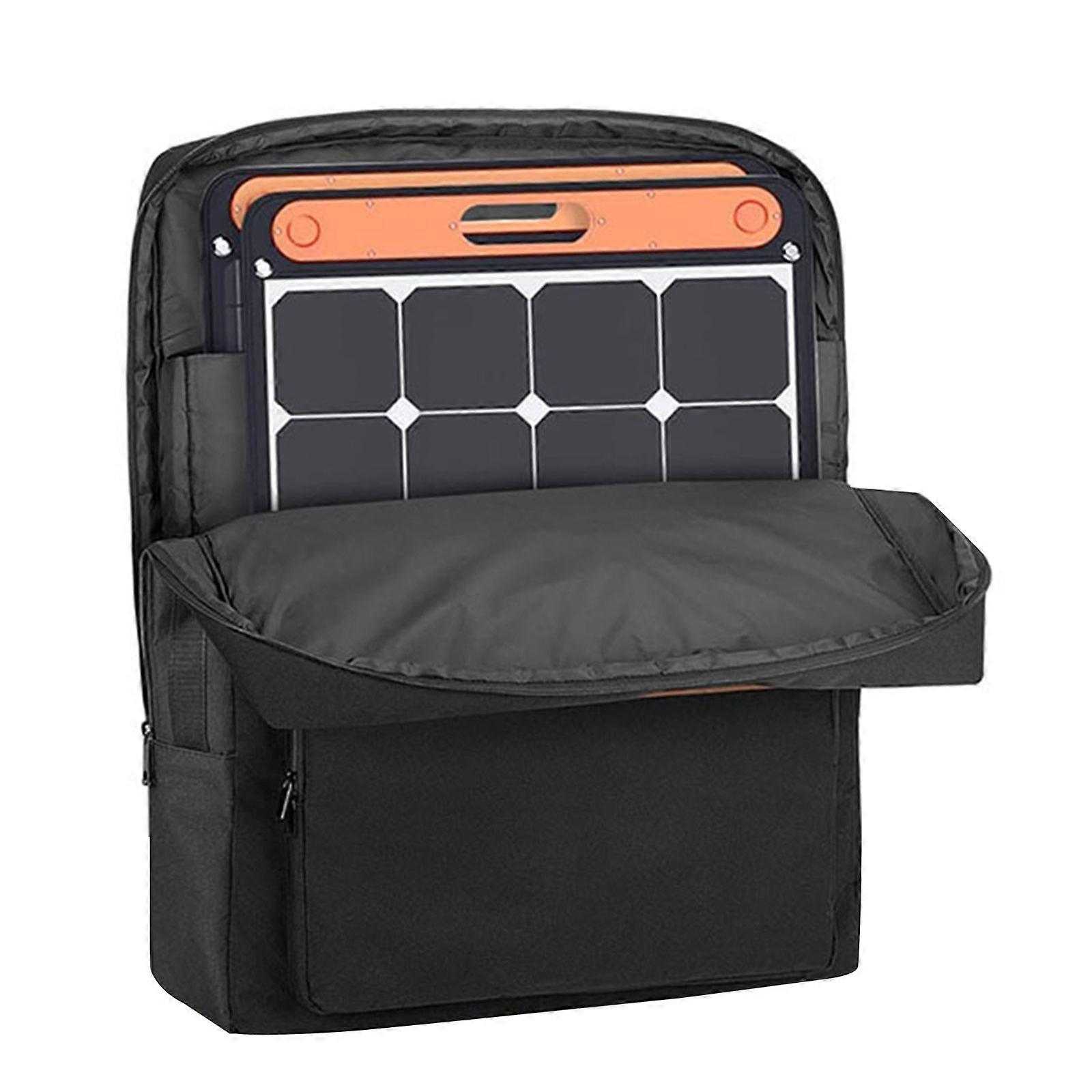 Portable Solars Panel Carrying Bag for PS100 PS200 Includes Handheld Pockets for Accessories and Cables Multicolor