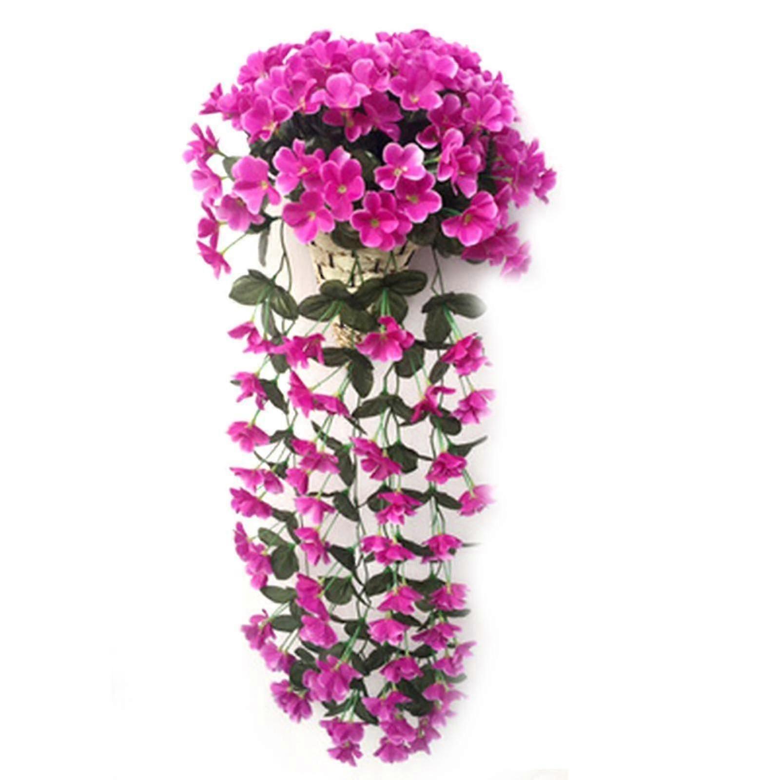 Simulation Hanging Plants Leaves Set Artificial Rattan Creeper Reusabl