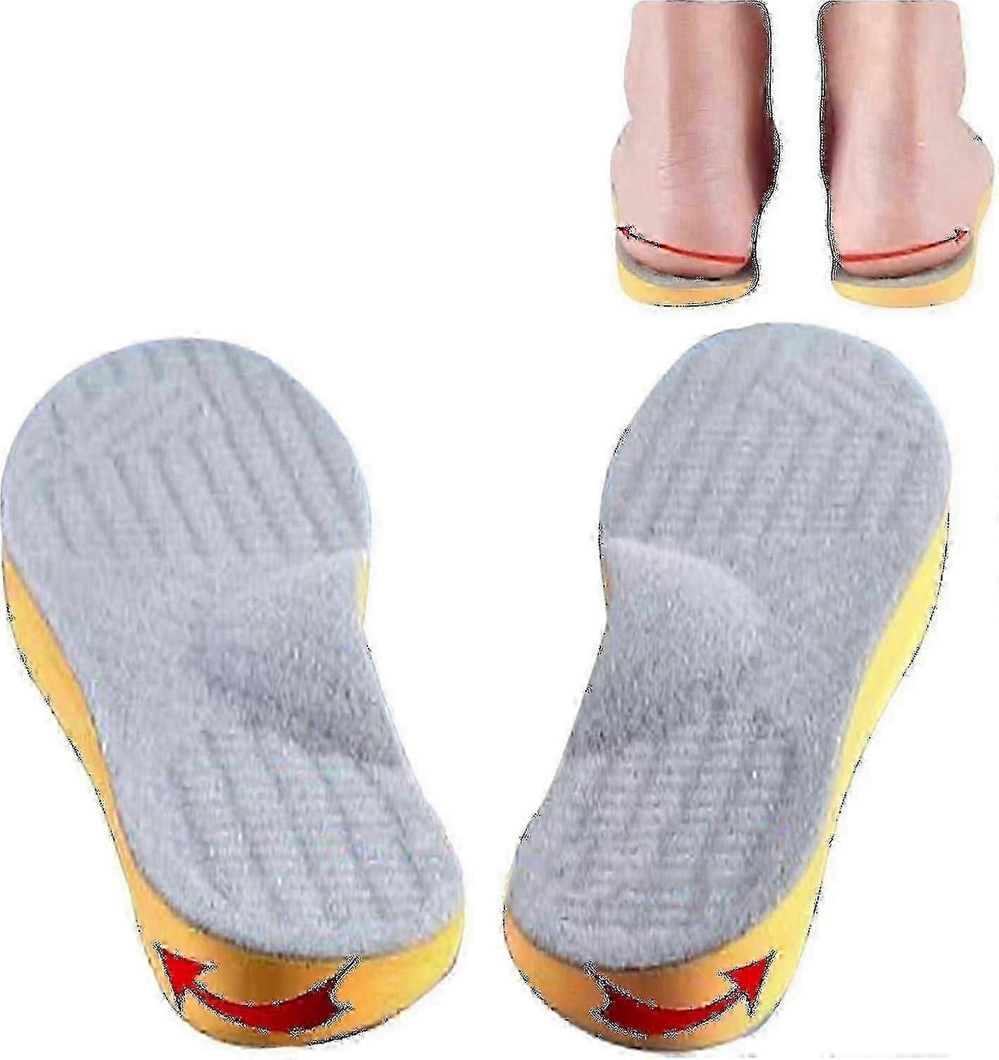 High arch support insoles for bow legs and foot alignment