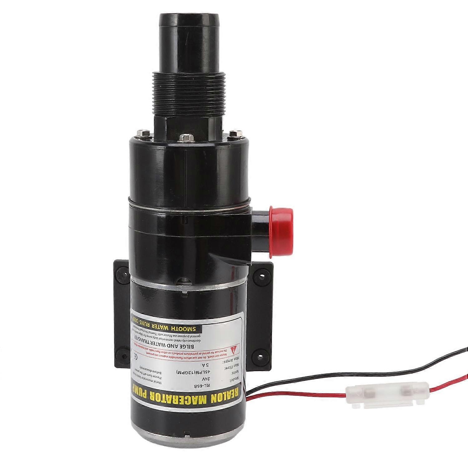 Waste Water Pump Prevent Clog Multi Protection Efficient Macerator Pump for Toilet RV Yacht Kitchen 