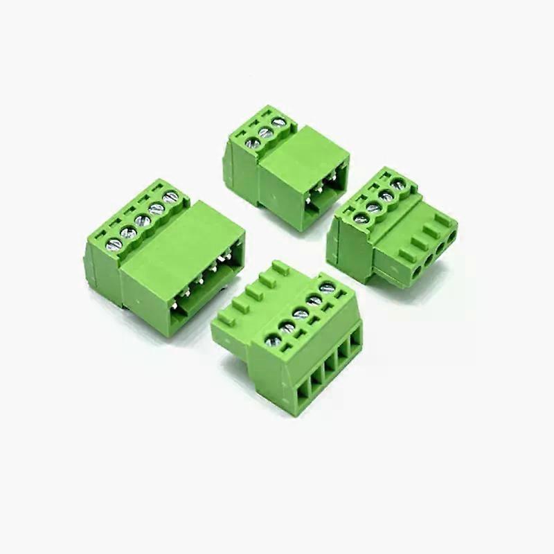 1set/lot 2EDGRK-254MM Micro Terminal Block Plug-in 15EDG 2P/3P/4P/5P-16P Male and Female Set Green Screw 2EDG-254mm Terminal