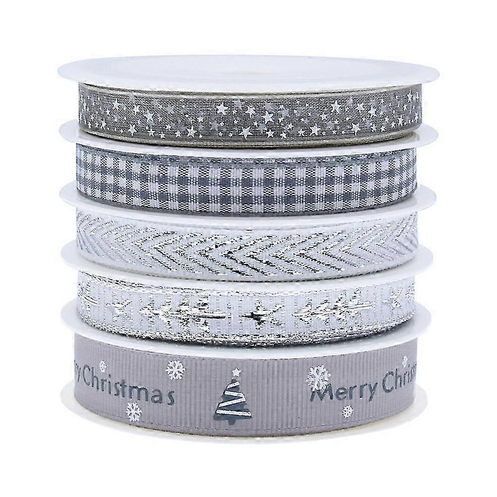 Christmas Ribbon for Decorative Gift Packing 2Sets