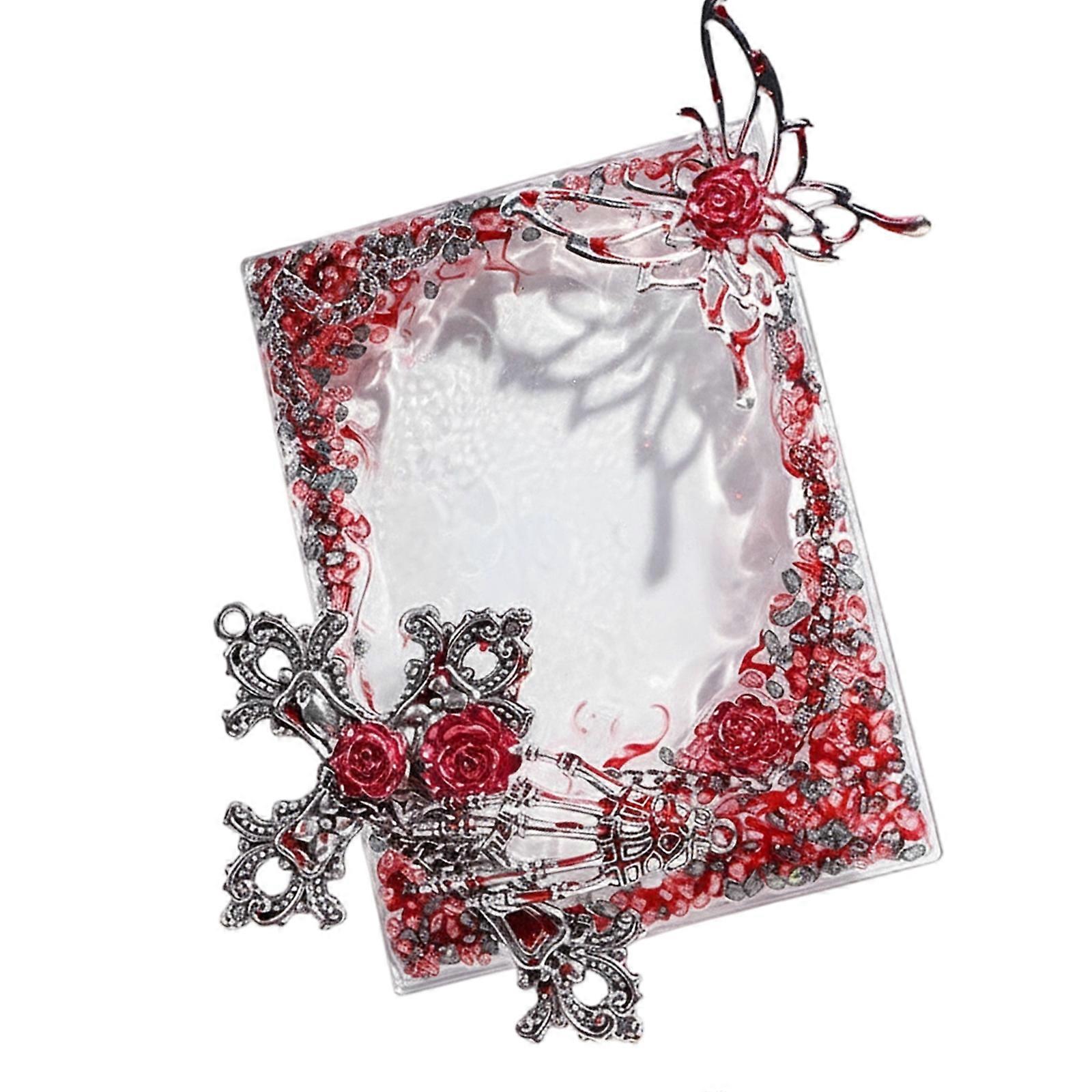 Mysterious Dark Theme Plastic Card Case Lightweight 60g Portable Design Ideal For Membership And Game Cards Multicolor