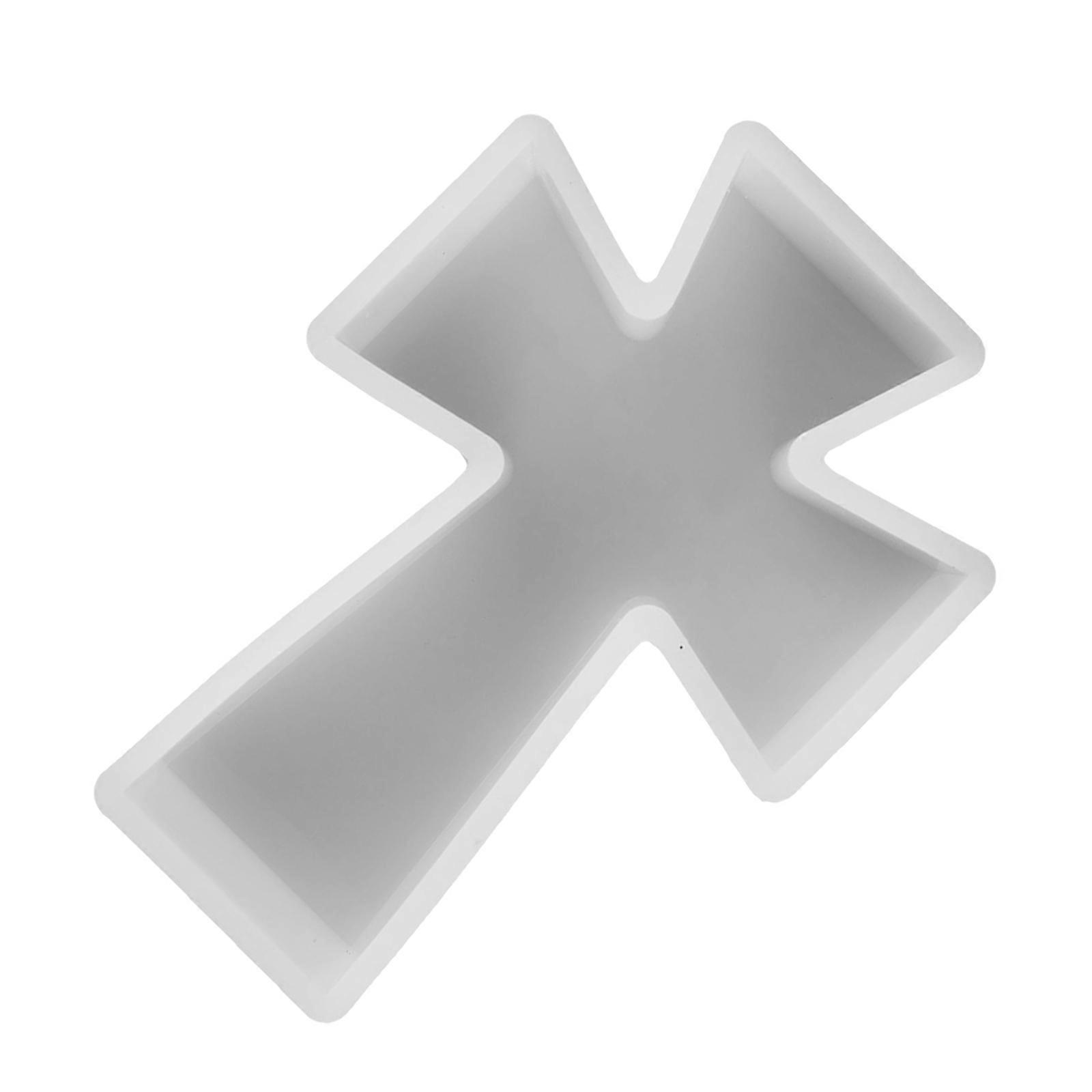 Cross Silicone Mold for Candle Making and Resin Casting