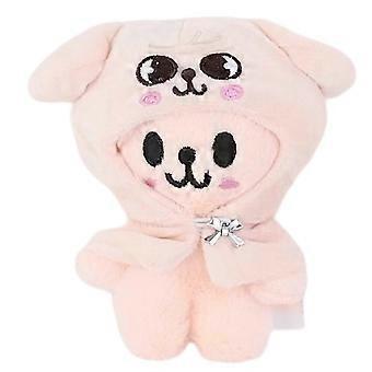 Peluche Skzoo de 25-26 cm y 10 cm con capa y llavero de Stray Kids, muñeco coleccionable para fans.