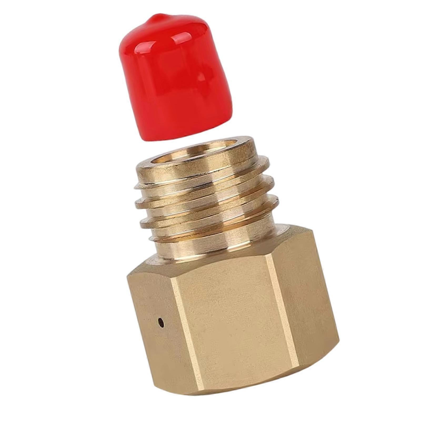 Portable Heavy Duty Corrosion Resistant TR21 4 To TR21 3 Brass Connector Coupling Adapter Tool Seamlessly CO2 Conversion Multicolor