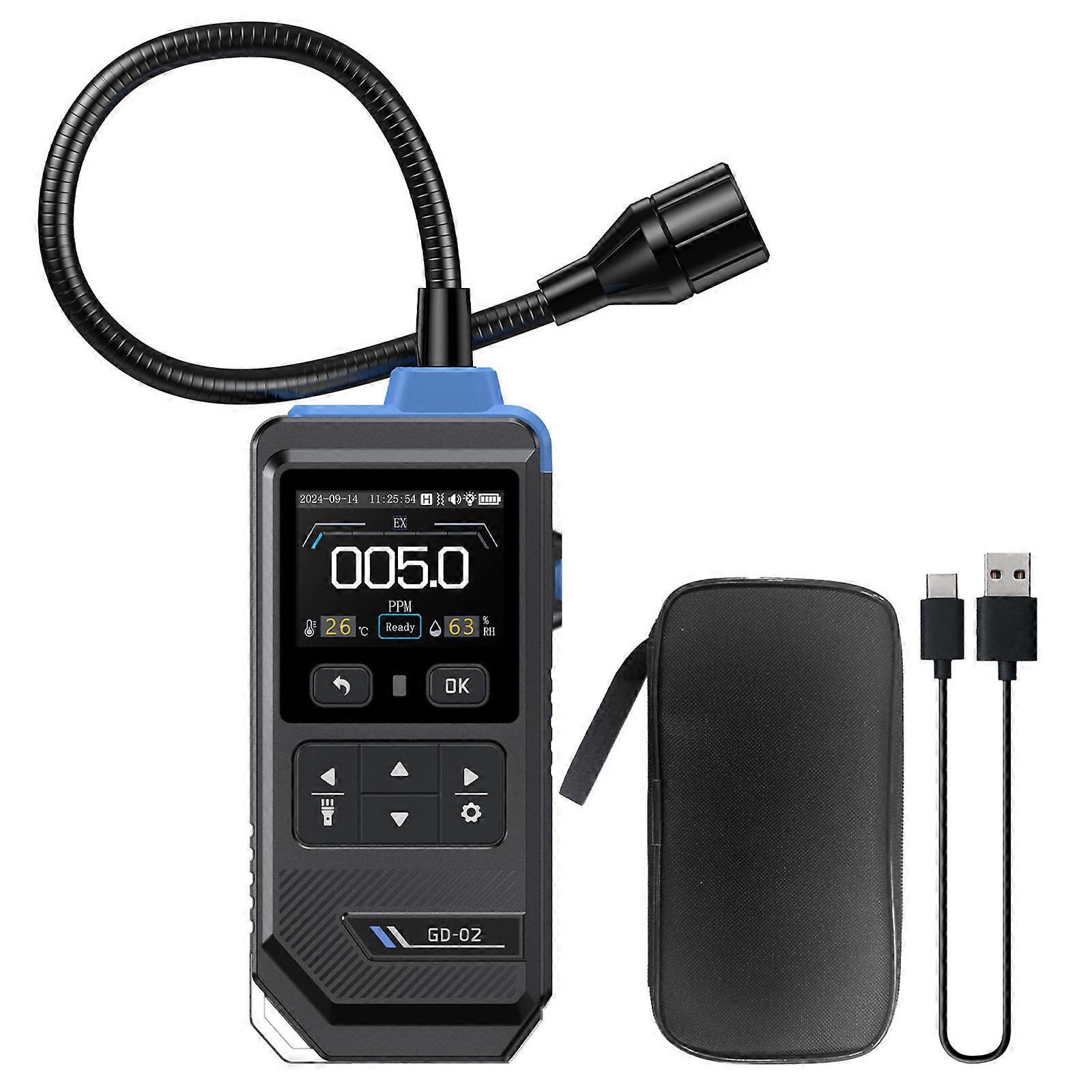 Upgrades Combustible Gas Tester Vibration Sound Light Alarm Double Environmental Sensors Safety Equipment Rapid Detection Multicolor