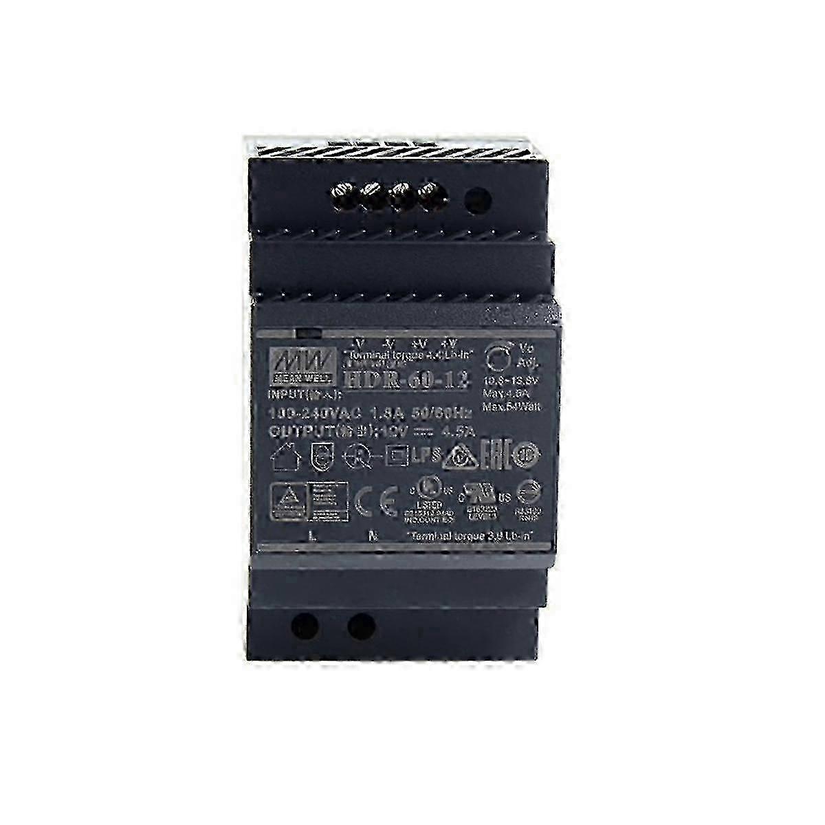 85-264V 12V 4.5A 54W Single Output Industrial DIN Rail Power Supply for Smart Home Automation Module Controller