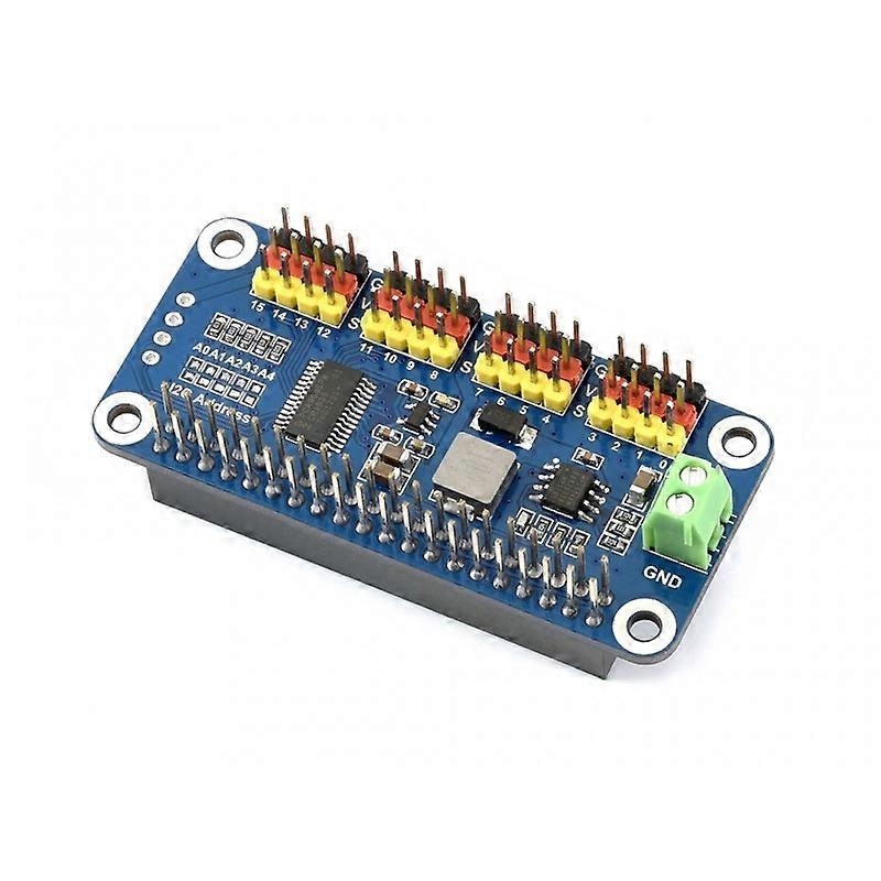 [New] Waveshare 16-Channel 12-bit I2C Servo Driver HAT for Raspberry Pi
