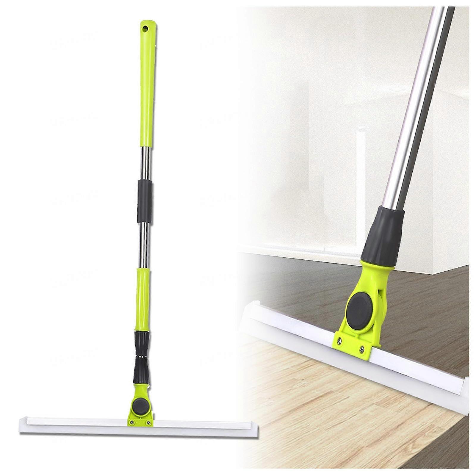 Silicone Floor Broom with 51in Long Handle, Magic Sweeper for Smooth Floors, Rugs and Windows, Large 50×130cm