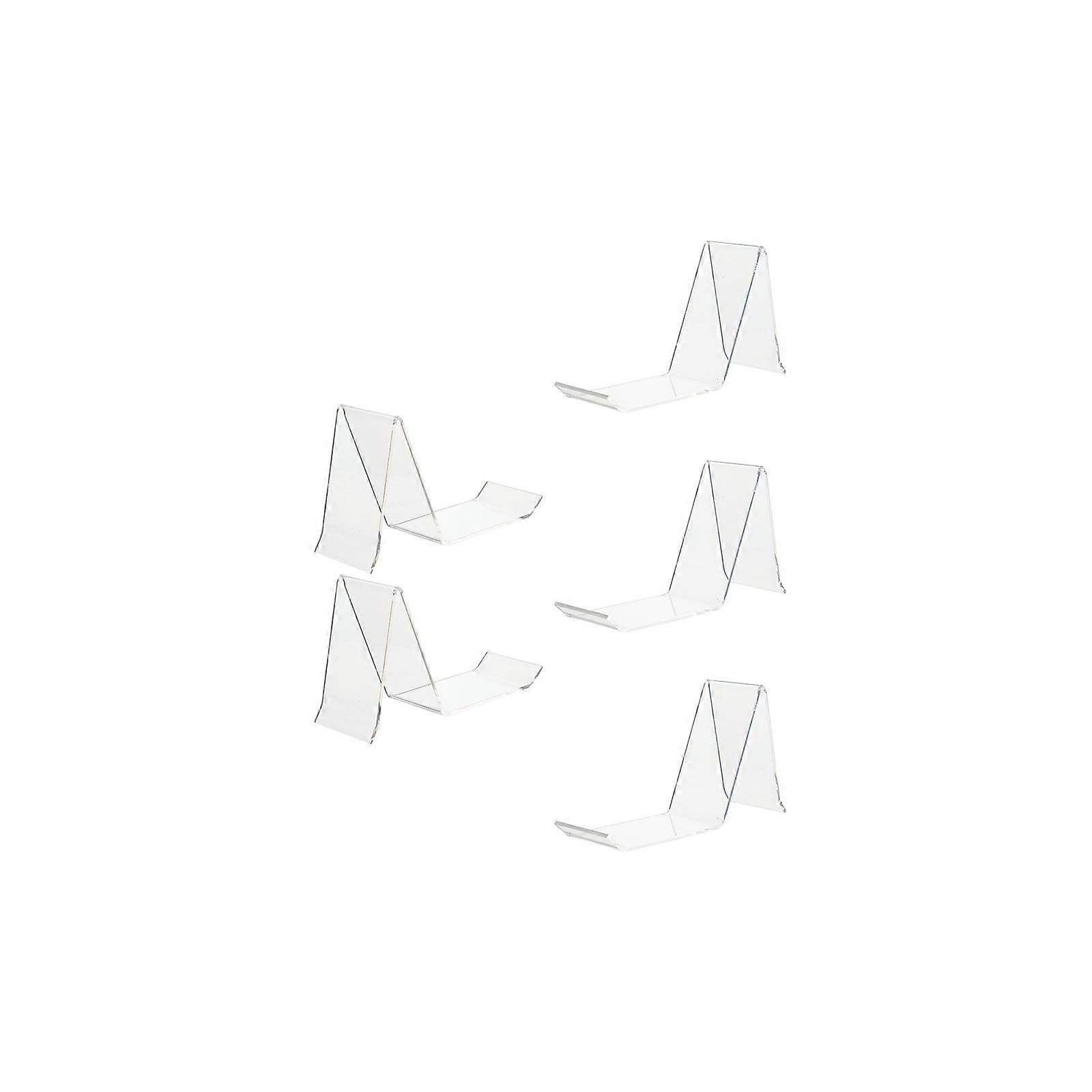 Acrylic Retail Shop Shoe Display Stand for Display 5Pcs Clear Sneaker Rack