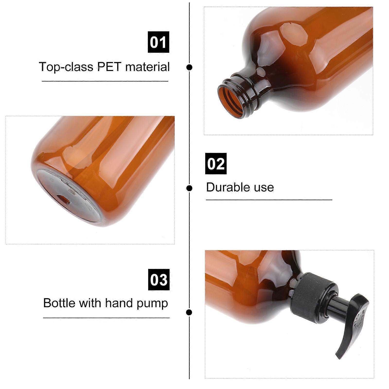 Liquid Bottle Pump Bottles for Holding Use 3Pcs Assorted Color Bottles