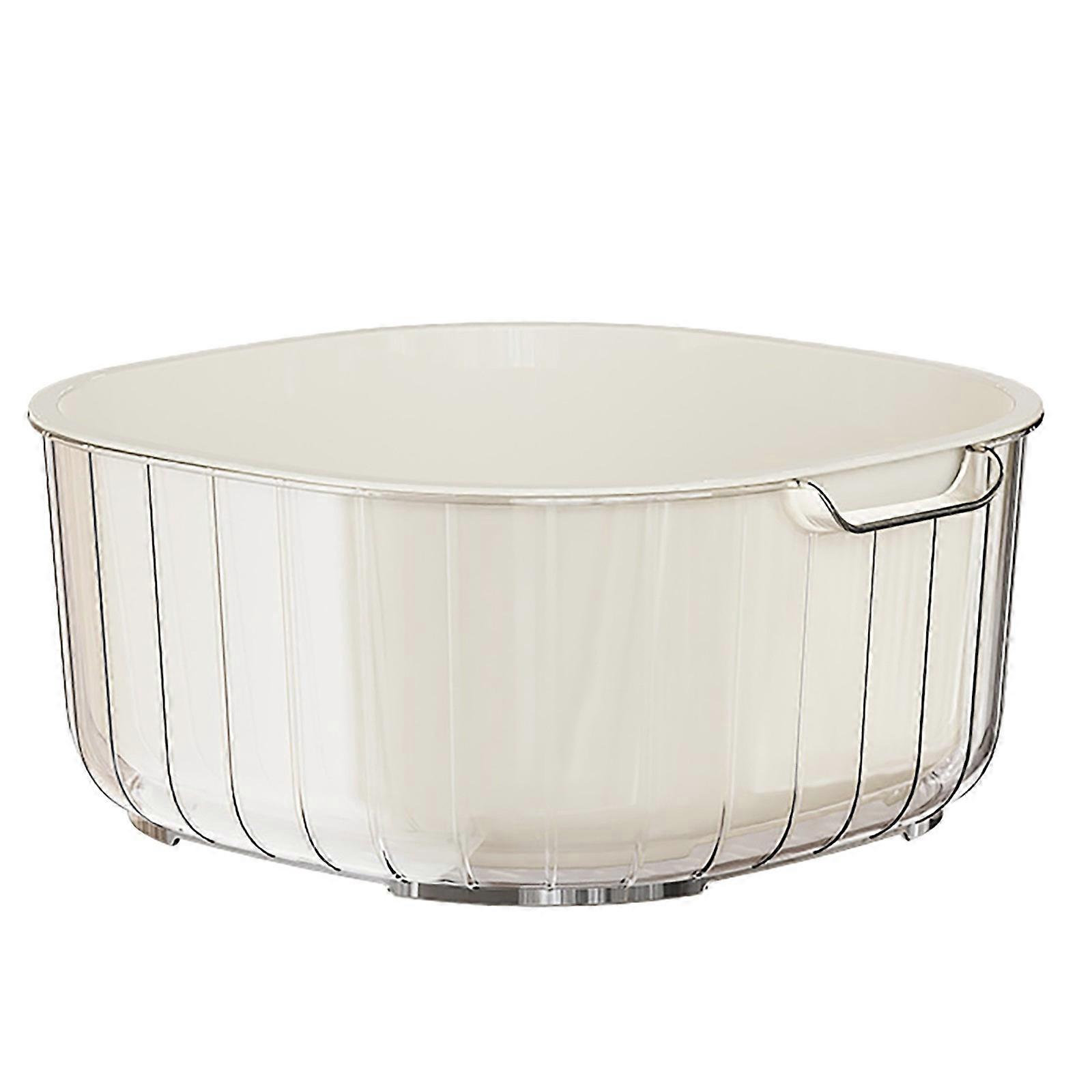 2-in-1 Double Layer Strainer Basket, Funnel Colander for Fruit, Veg, Pasta & Berries - 11.00 x 10.22 x 4 Inches