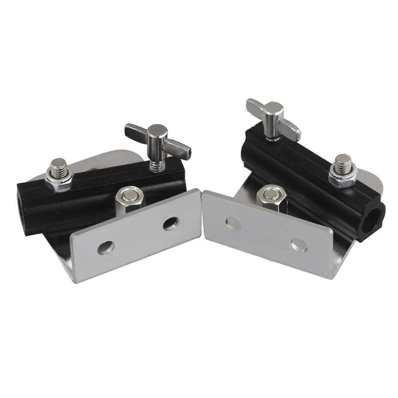 2Pcs Drum Strap Mounting Rack with Screws Percussion Parts for Professionals Easy to Install Adapter Accessory Multicolor
