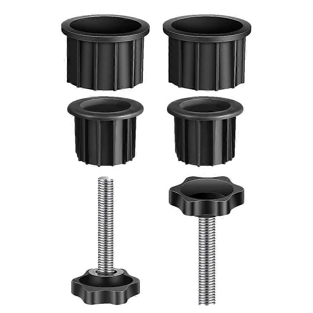 2 Sets Umbrella Base Hole Umbrella Stand Part Replacement with Screws