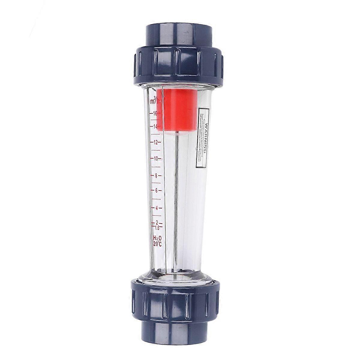 Water Flowing Meter 1.6-16m/H ABS Plastic Tube Flowmeter with Float for Measurement