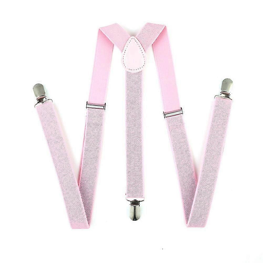 Elastic Y-shape Braces Men's Women's Solid Color/stripe Adjustable Suspenders