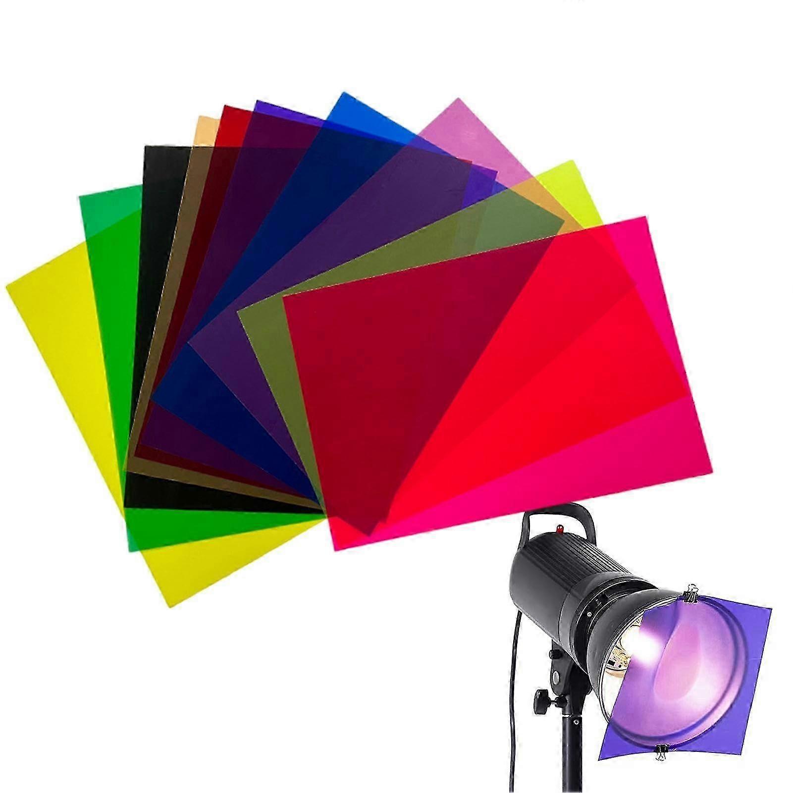 Coloured Cellophane Sheets A4 Coloured Film Primary Colours Light Filters