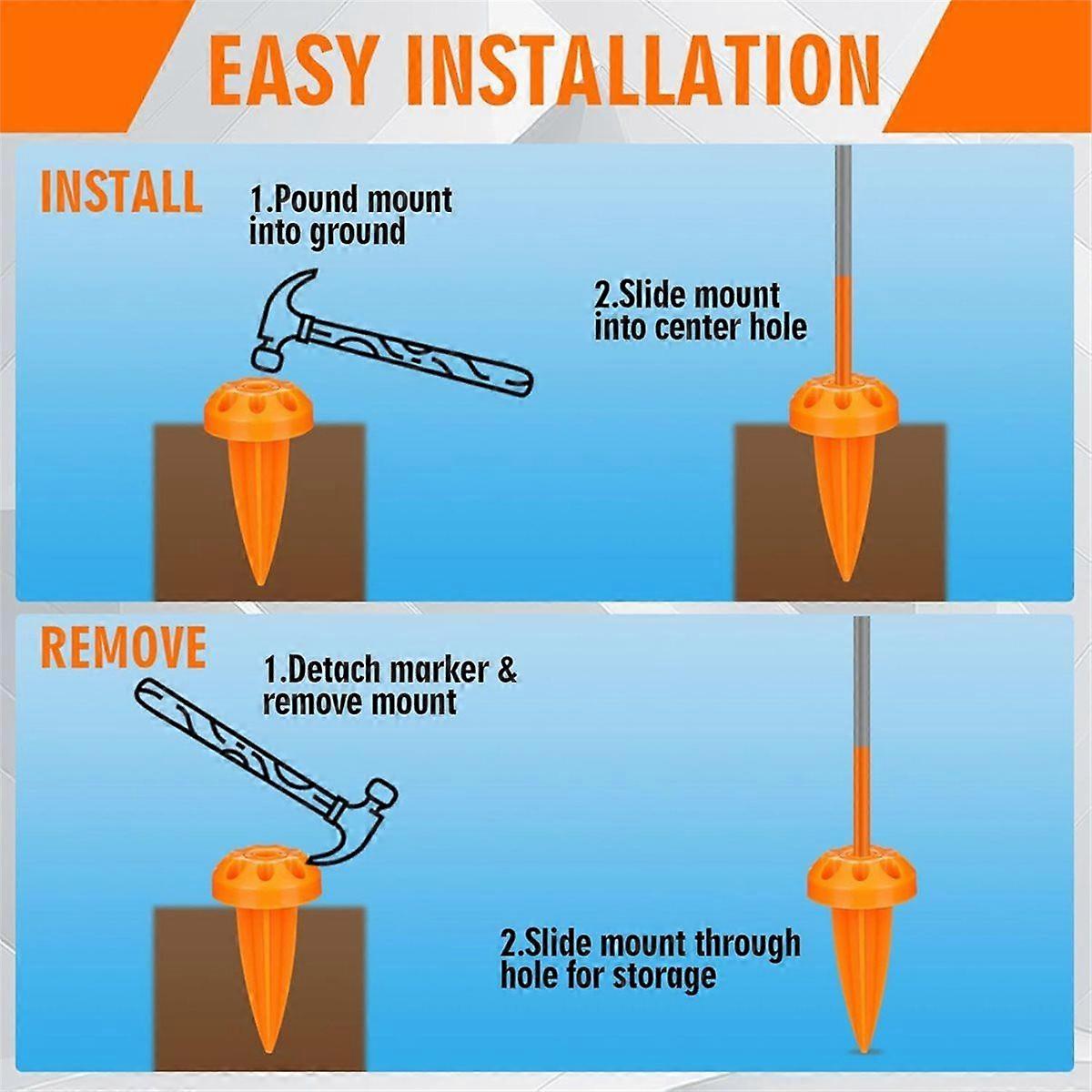 12 Pcs Driveway Markers