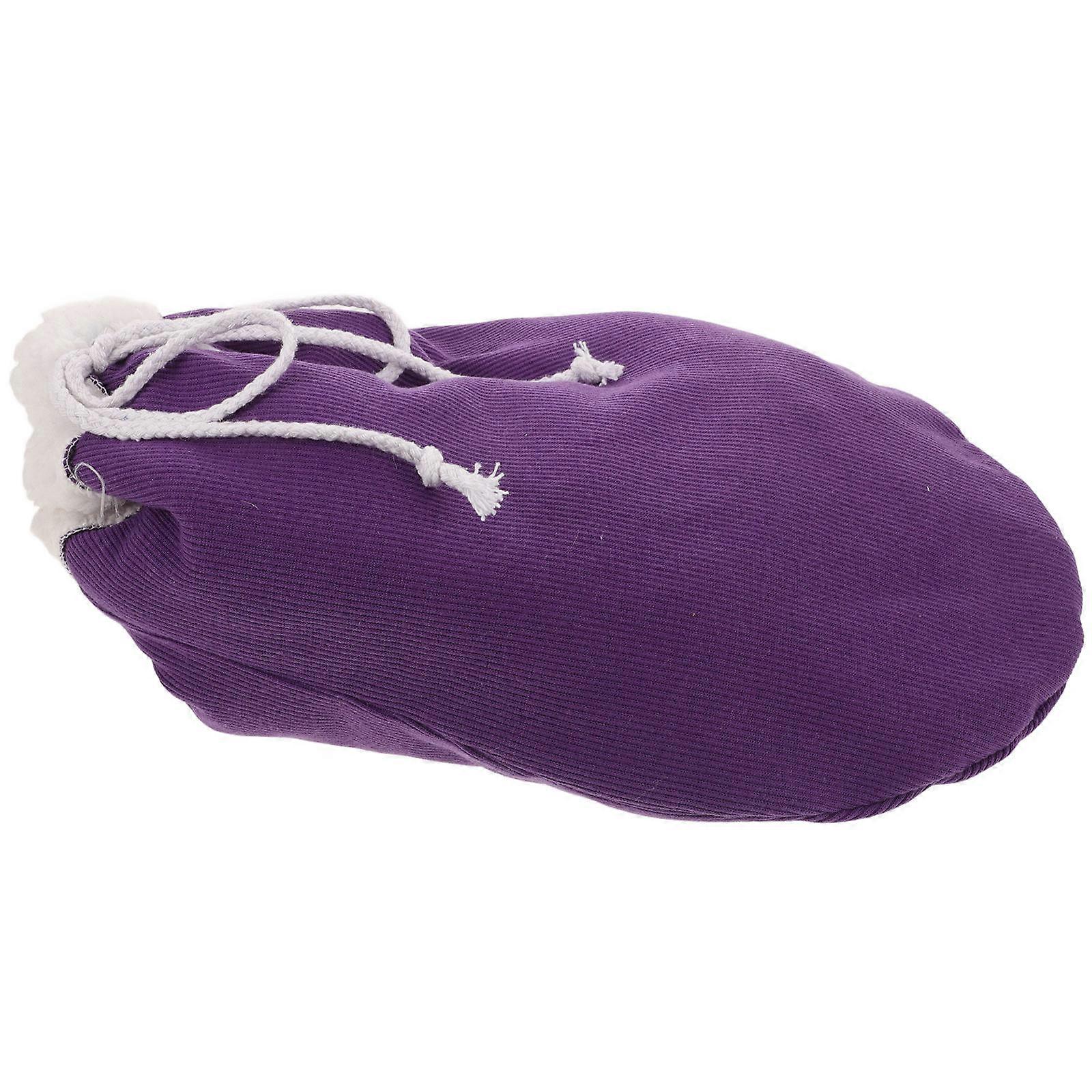 Leg Cast Covers Adjusted for Warmth with Drawstring Fit