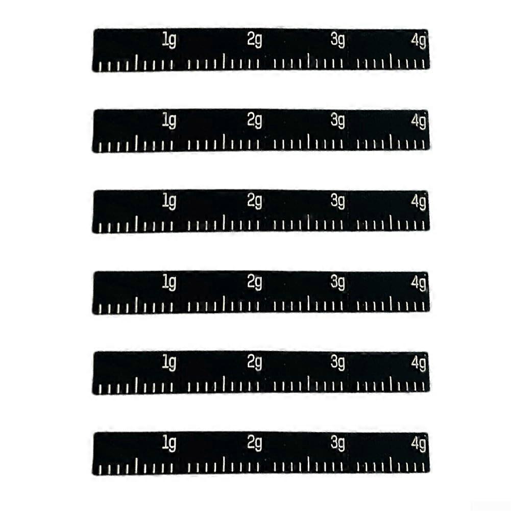 Tennis Racket Swing Weight Tape Set of 6 – 4g Silicone Strips for Balance Adjustment and Swing Optimization