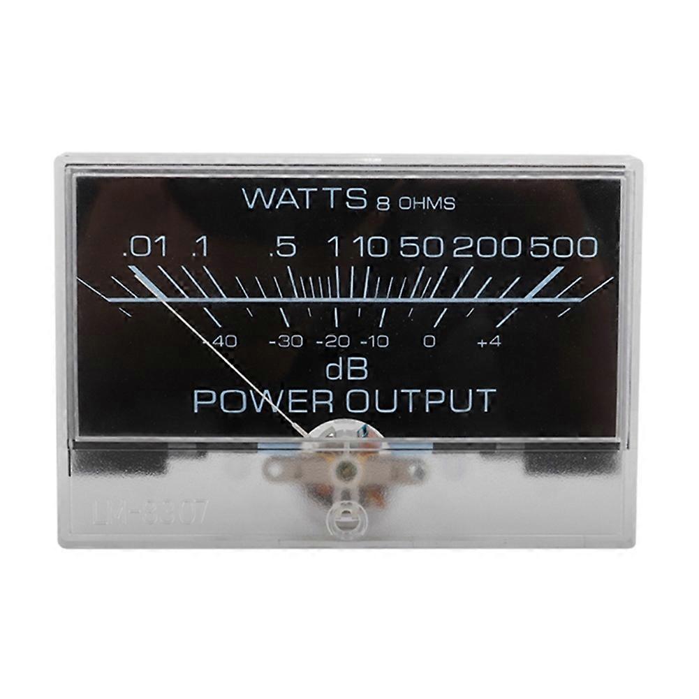 12-16V VU Meter Analog Panel Audios Level Meter Blue Backlights No Need Driver for Power Amplifier Digital Power Meter